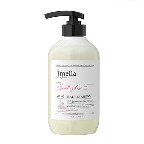 Jmella Парфюмированный шампунь для всех типов волос In France Sparkling Rose Hair Shampoo 500 мл
