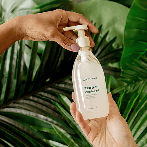 Aromatica Успокаивающий гель для лица и тела c чайным деревом Tea Tree Calming Gel 300 мл — изображение 2