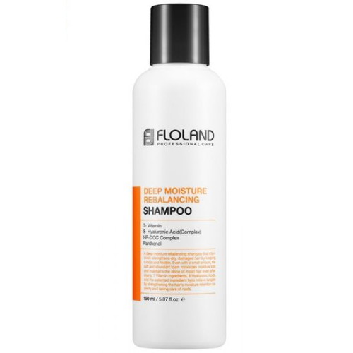 Floland Увлажняющий шампунь с гиалуроновой кислотой и витаминами Deep Moisture Rebalancing Shampoo 150 мл