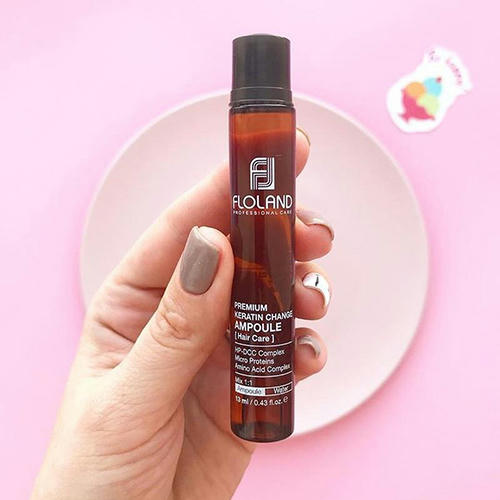 Floland Ампула для повреждённых волос с кератином Premium Keratin Change Ampoule 13 мл — изображение 3
