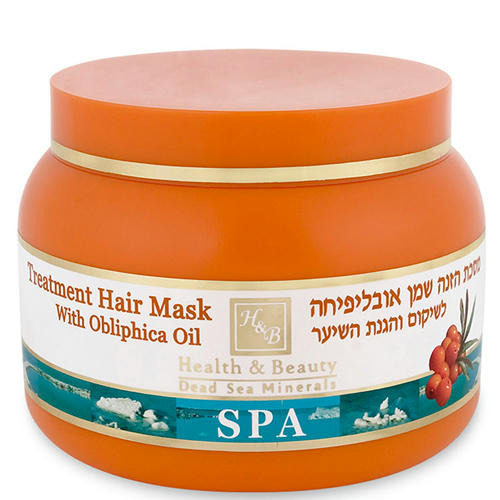 Health and Beauty Восстанавливающая маска для волос с маслом облепихи Obliphicha Oil Treatment Hair Mask 250 мл