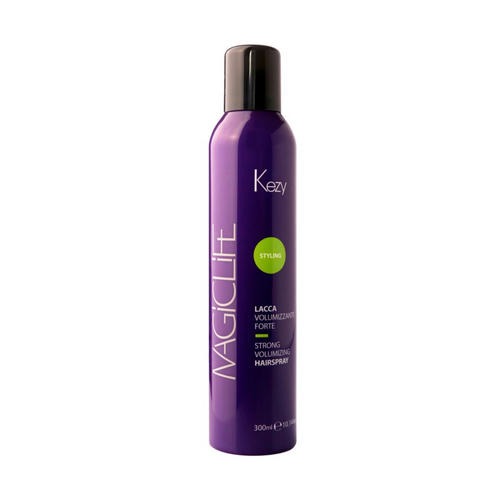 KEZY, Лак сильной фиксации для объёма Lacca Volumizzfnte Forte Styling Magic Life, 300 мл