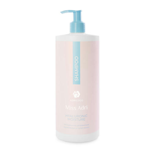 ADRICOCO, Увлажняющий шампунь для волос Hyaluronic Moisture, 1000 мл