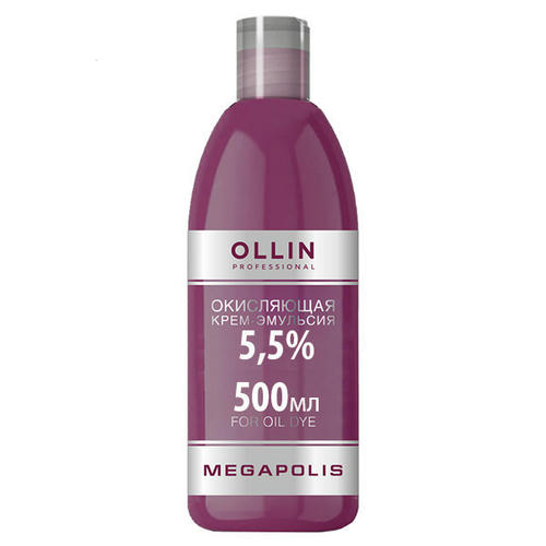 OLLIN, Окисляющая крем-эмульсия Megapolis 5,5%, 500 мл