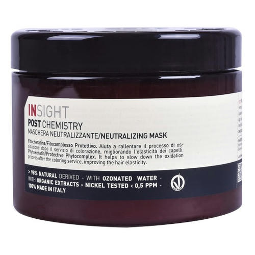 INSIGHT, Нейтрализующая маска для волос Post Chemistry Intech, 500 мл