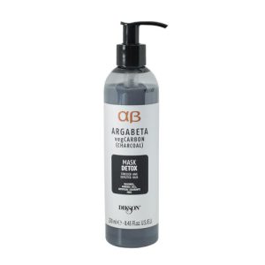 DIKSON, Маска для волос подверженных стрессу Mask Detox Argabeta VegCarbon, 250 мл