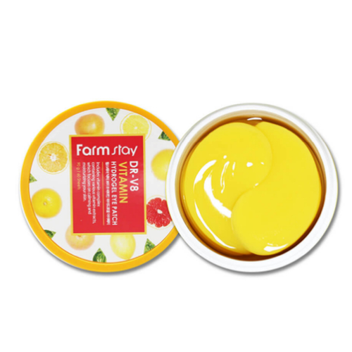 FARMSTAY, Гидрогелевые патчи с витаминным комплексом DR-V8 Vitamin Hydrogel Eye Patch, 60 шт — изображение 2