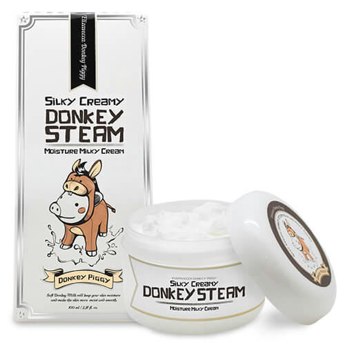 ELIZAVECCA, Увлажняющий паровой крем Silky Creamy Donkey Steam Moisture Milky Cream, 100 мл