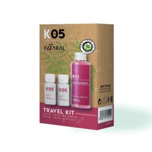 KAARAL, Набор против выпадения волос Travel Kit Hair Loss KO5, 2*10 мл + 100 мл