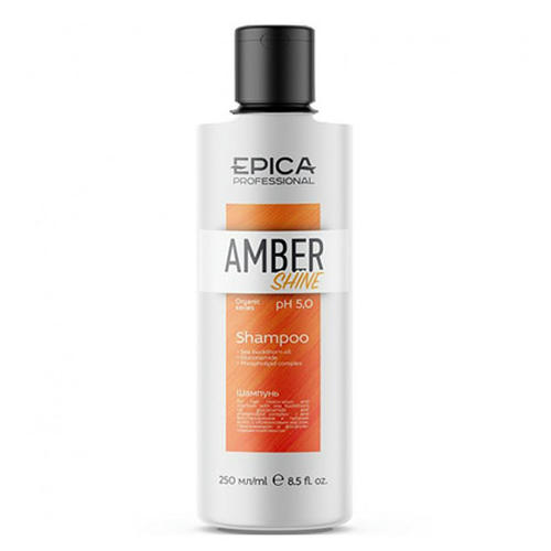 EPICA, Шампунь для восстановления и питания Amber Shine Organic, 250 мл