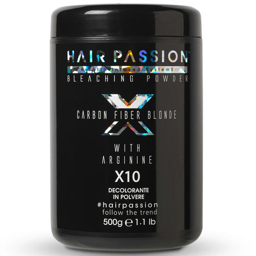 HAIR PASSION, Осветляющая угольная пудра Carbon Fiber Blonde X10, 500 гр