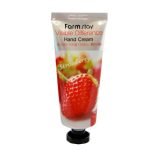 FARMSTAY, Увлажняющий крем для рук с экстрактом клубники Visible Difference Hand Cream Strawberry, 100 г