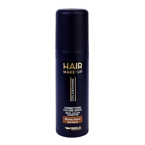 BRELIL, Спрей-макияж для седых волос Hair make-up Dark Blonde, 75 мл