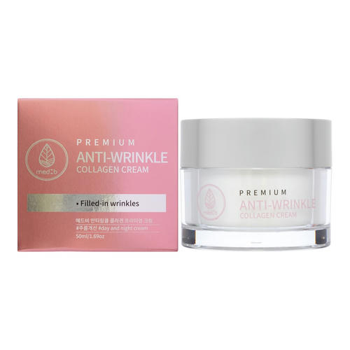 MEDB, Крем для лица против морщин с коллагеном Premium Anti-Wrinkle Collagen Cream, 50 мл