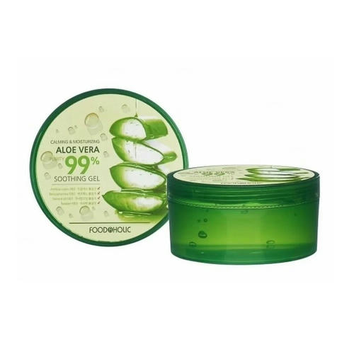 FOODAHOLIC, Успокаивающий гель с экстрактом алоэ Calming & Moisturizing Aloe Vera 99% Gel, 300 мл
