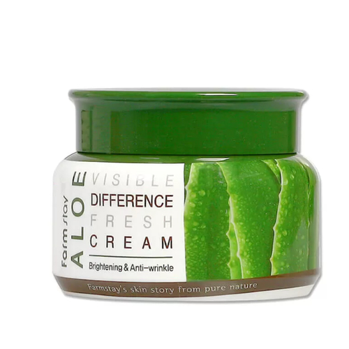 FARMSTAY, Освежающий крем с экстрактом алоэ Aloe Visible Difference Fresh Cream, 100 г
