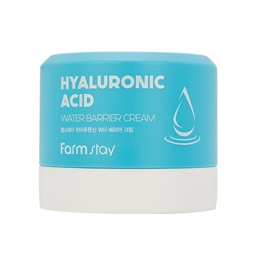 FARMSTAY, Увлажняющий защитный крем с гиалуроновой кислотой Hyaluronic Acid Water Barrier Cream, 80 мл