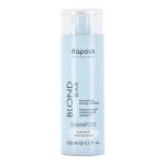 KAPOUS, Питательный оттеночный шампунь для оттенков блонд Blond Bar Platinum, 200 мл