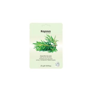 KAPOUS, Тканевая маска для лица детокс с экстрактом чайного дерева, 1 шт
