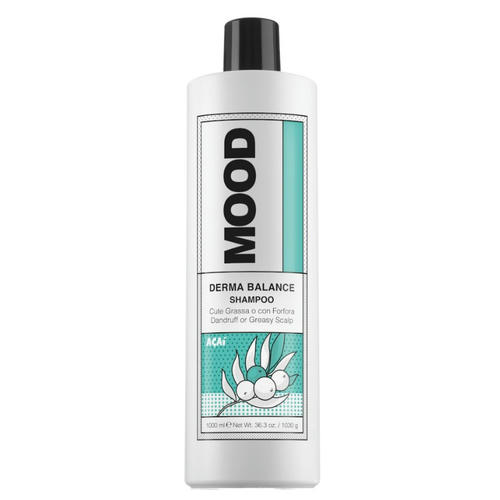 MOOD, Шампунь для волос против жирности кожи и перхоти Derma Balance, 1000 мл