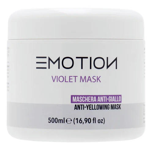 EMOTION, Маска нейтрализующая желтизну волос EMOTION NO YELLOW VIOLET MASK, 500 мл