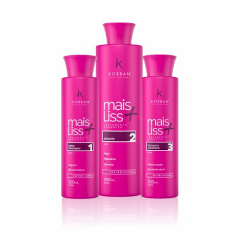 KORBAN, Набор нанопластики с эффектом Anti-yellow Mais Liss Protein Blond, 500*1000*500 мл