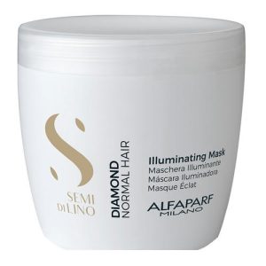 ALFAPARF MILANO, Маска для нормальных волос придающая блеск Semi Di Lino Diamond, 500 мл