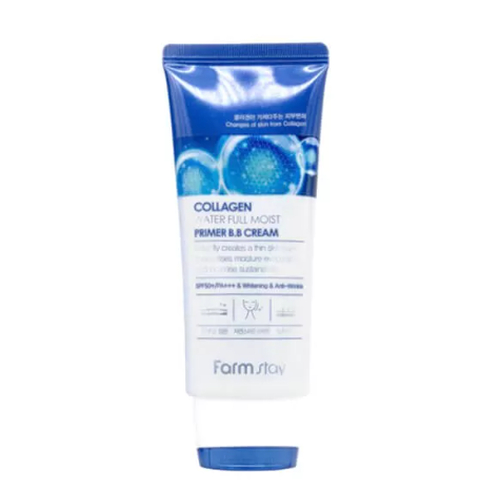 FARMSTAY, Увлажняющий ВВ-крем с коллагеном Collagen Water Full Moist Primer BB-Cream, 50 г — изображение 2