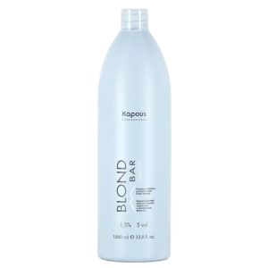 KAPOUS, Кремообразная окислительная эмульсия Blond Cremoxon с экстрактом жемчуга 1,5%, 1000 мл