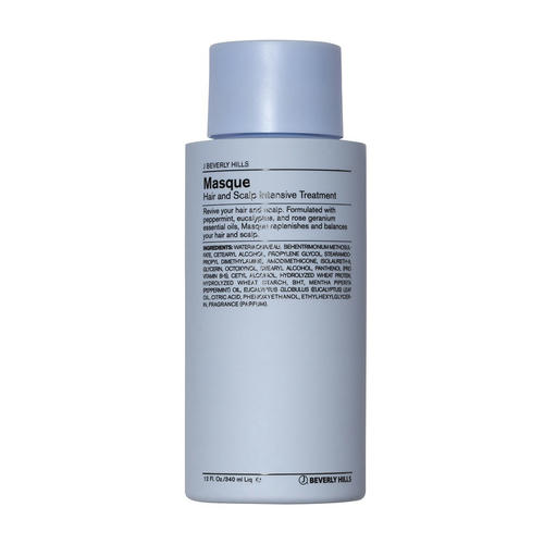 J BEVERLY HILLS, Маска глубокого увлажнения для волос и кожи головы Masque Treatment, 340 мл