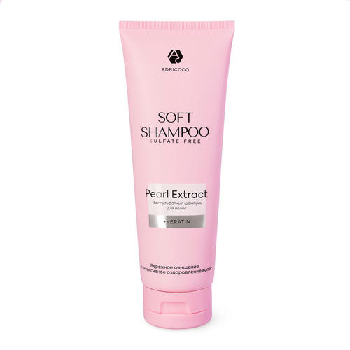 ADRICOCO, Бессульфатный шампунь для волос Soft Shampoo, 250 мл