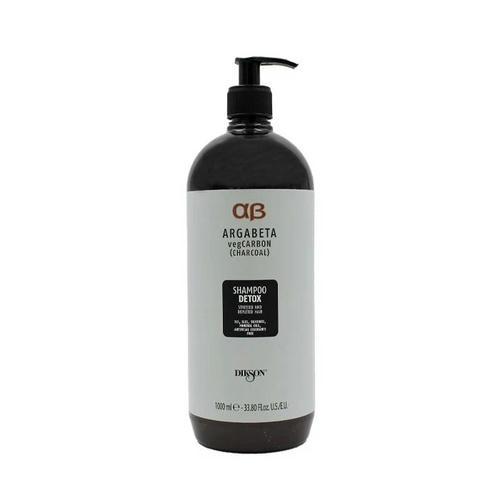 DIKSON, Шампунь для волос подверженных стрессу Shampoo Detox Argabeta VegCarbon, 1000 мл