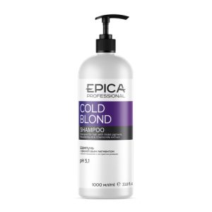 EPICA, Шампунь с фиолетовым пигменом Cold Blond, 1000 мл
