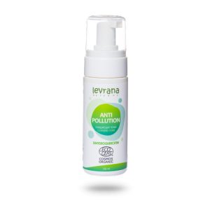 LEVRANA, Очищающая пенка для умывания "ANTI-POLLUTION", COSMOS ORGANIC, 150 мл