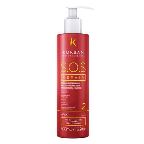 KORBAN, Маска-реконструктор Шаг №2 S.O.S Repair Mask, 500 мл
