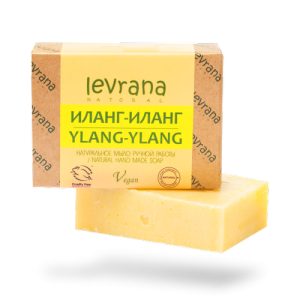 LEVRANA, Натуральное мыло ручной работы Иланг-иланг, 100 гр