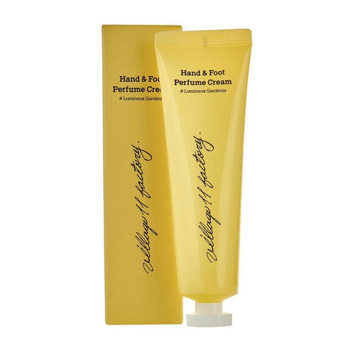 VILLAGE 11 FACTORY, Парфюмированный крем для рук и ног Hand & Foot Perfume Cream #Lumineux Gard_nia, 100 мл