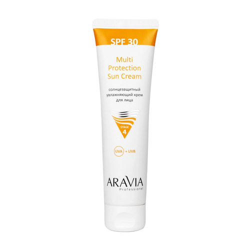 ARAVIA, Солнцезащитный увлажняющий крем для лица SPF 30 Face, 100 мл