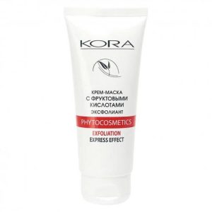 KORA, Крем-маска с фруктовыми кислотами Эксфолиант, 100 мл