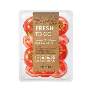 TONYMOLY, Освежающая тканевая маска для лица с экстрактом томата Fresh To Go, 20 гр