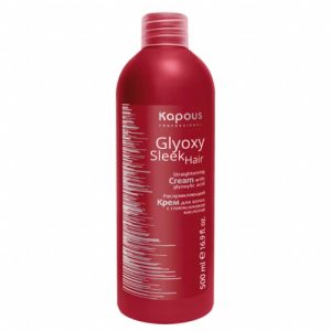 KAPOUS, Распрямляющий крем для волос с глиоксиловой кислотой Glyoxy Sleek Hair, 500 мл