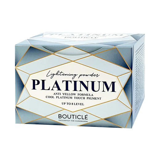 BOUTICLE, Обесцвечивающий порошок с комбинацией нейтральных пигментов COOL Platinum Touch, 500 гр