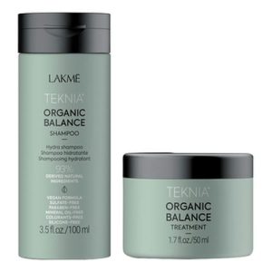 LAKME, Набор для волос Teknia Organic Balance Travel Pack (Шампунь + Маска), 100 мл + 50 мл