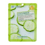FOODAHOLIC, 3D маска для лица с экстрактом огурца Natural Essence Mask #Cucumber, 23 гр
