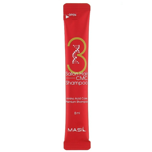 MASIL, Восстанавливающий шампунь с аминокислотами 3 Salon Hair CMC Shampoo, 8 мл