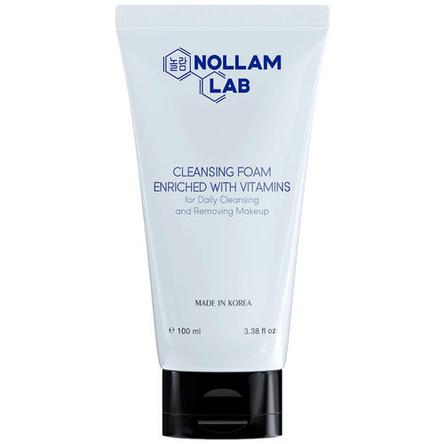 NOLLAM LAB, Пенка для ежедневного очищения и снятия макияжа обогащенная 7 витаминами, 100 мл