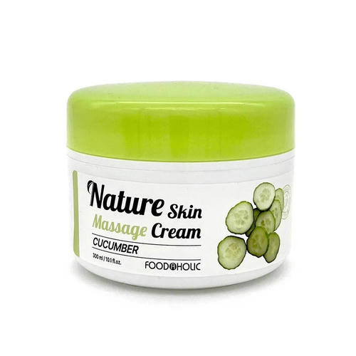 FOODAHOLIC, Массажный крем для лица с экстрактом огурца Nature Skin Massage Cream Cucumber, 300 мл