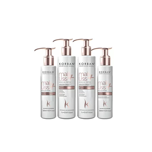 KORBAN, Набор нанопластики Комплекс 18 масел и 11 аминокислот Mais Liss Protein, 250*500*250 мл