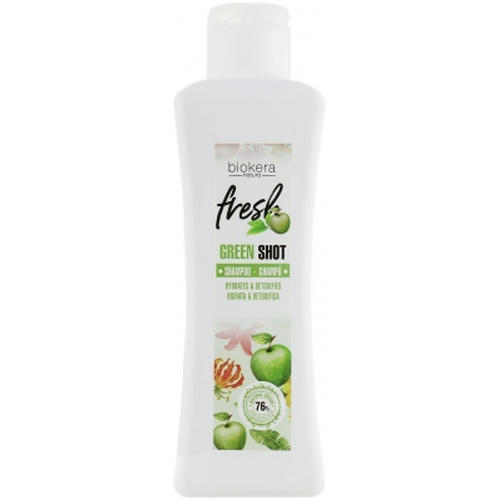 SALERM, Шампунь с зеленым чаем и алоэ вера BIOKERA Fresh Green Shot Shampoo, 300 мл