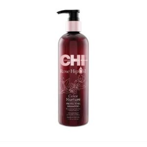 CHI, Шампунь с Маслом Дикой Розы для поддержание цвета Rosehip Oil, 340 мл